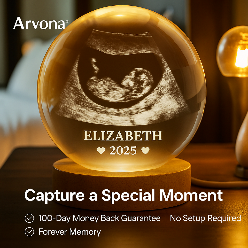 Arvona™ - Original Personalized Crystal Lamp
