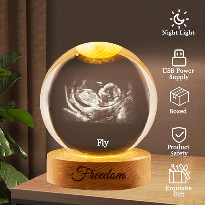 Arvona™ - Original Personalized Crystal Lamp